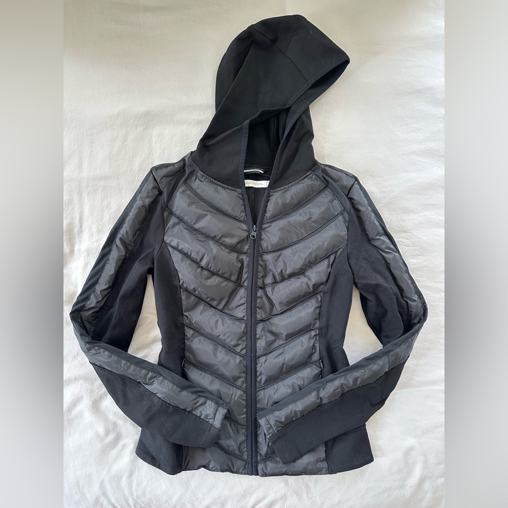 Blanc Noir Black Hooded Jacket